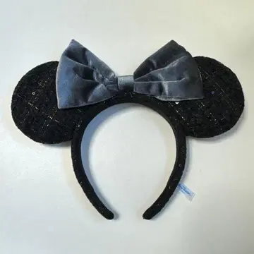 미키 귀 머리띠 블랙
