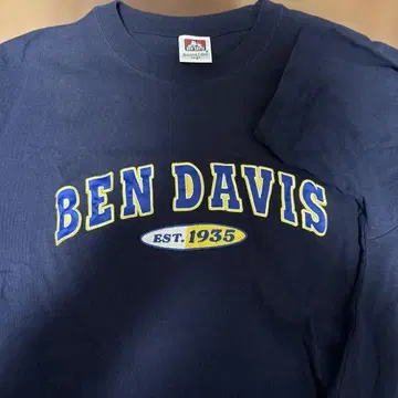BEN DAVIS T셔츠 네이비 1935년 설립
