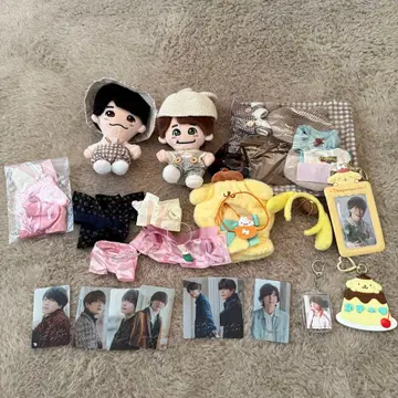 쟈니즈 굿즈 세트 ( 봉제 인형 CD 액세서리 )