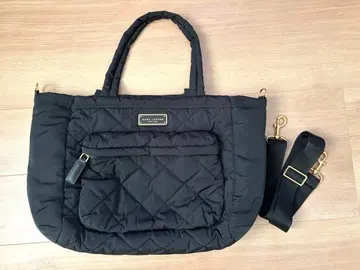MARC JACOBS 퀼팅 마더백, 숄더 끈 포함 토트백