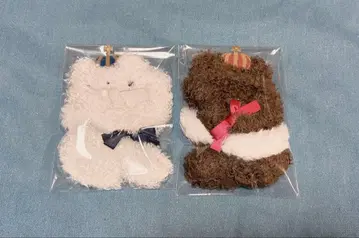 갈아입는 판초 로얄 곰돌이 로얄 블루 로얄 레드 인형 의류