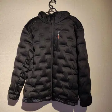 FieldCore 후드 부착 다운 자켓 블랙