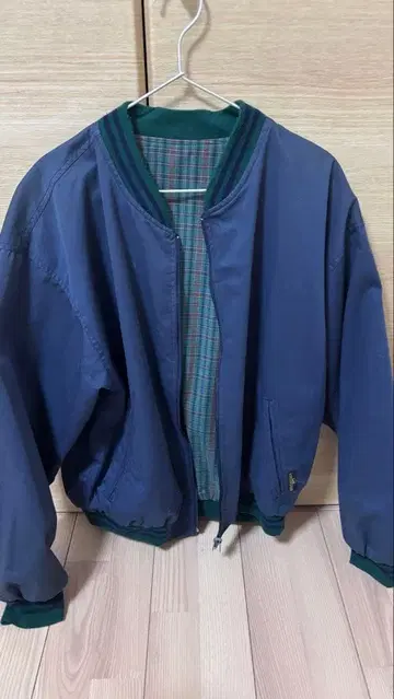 리버서블 블루종 자켓