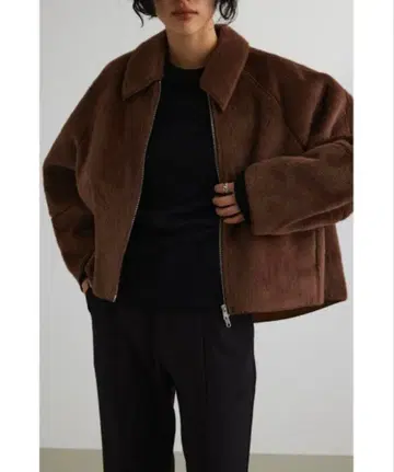 스타일믹서 STYLEMIXER 본딩 퍼 블루종