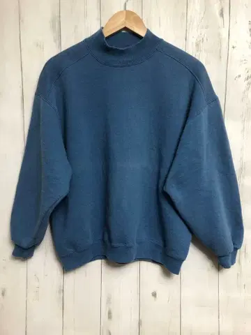 USA RUSSELL chic 모크넥 무지 맨투맨 L s5