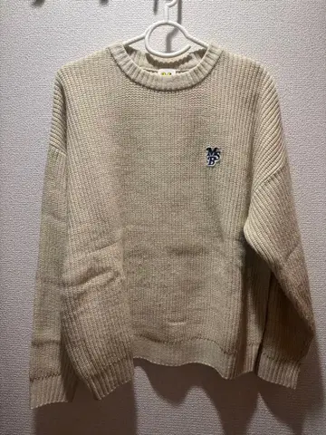 MSB 크림색 긴팔 니트