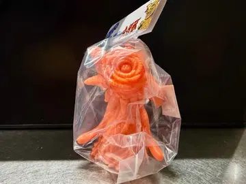 말가챠 비올란테 꽃 수 형태 오렌지 소체 미니 소프트 비닐 말산