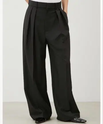 컴포트 턱 와이드 팬츠