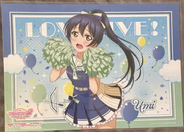 소노다 우미 러브 라이브 캐릭터 카페 런치 매트 치어걸 오다이바