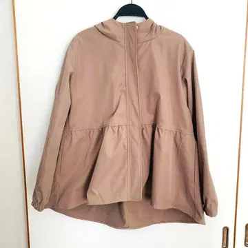 시마무라 hina 콜라보 페플럼 마운틴 파카 베이지 LL