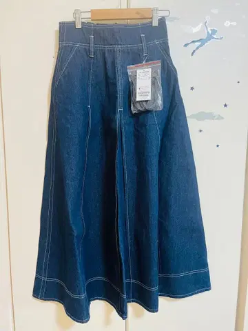 플레어 데님 스커트 M 사이즈
