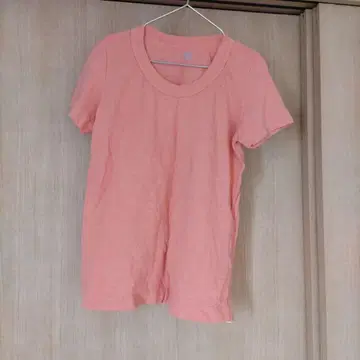 연어 핑크 반팔 T셔츠 45R