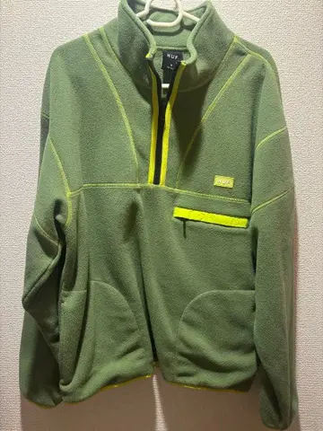 HUF 그린 플리스 자켓 S
