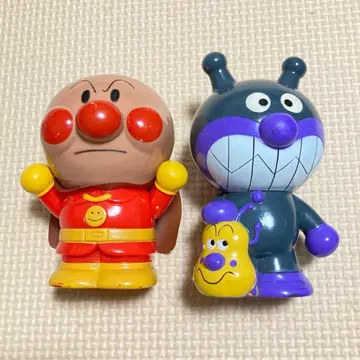 세균맨 소프트 비닐 호빵맨 완구 인형 세균맨 쇼와 헤이세이