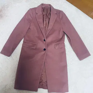 GU 핑크 체스터 코트 S 사이즈 새상품급