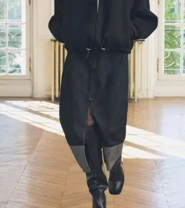 ZARA/자라/ZW 컬렉션 슬릿 데님 스커트