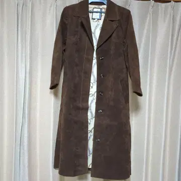 미카 레이디 롱 코트 쇼와 레트로