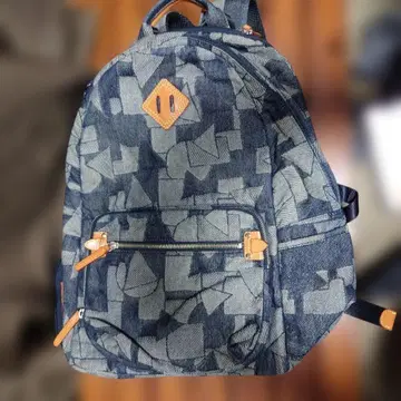 LIDEAL 리디알 기하학 패턴 백팩