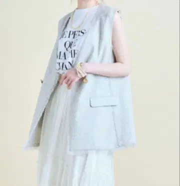 더블 버튼 프린지 가공 베스트