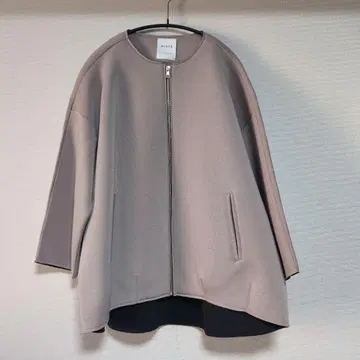 ACUTA 노카라 본딩 블루종 자켓 그레이지