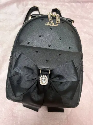 LIZLISA 롱 리본 백팩 블랙 리즈리사