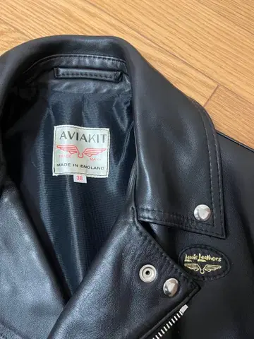 AVIakit 더블 라이더 자켓 블랙 38