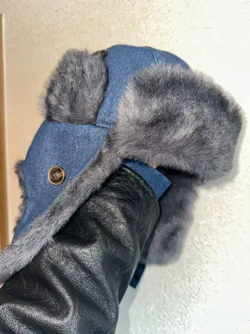 Reqhatter Eco Suede Flight Cap 네이비