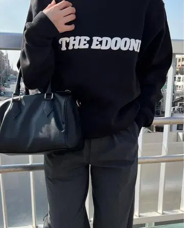 THE EDOONI 속기모 맨투맨 상의