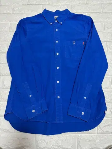 CHUMS 긴팔 셔츠 파랑 S