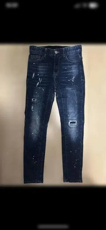 레트로 엔지니어드 데미지 데님 팬츠 L 사이즈