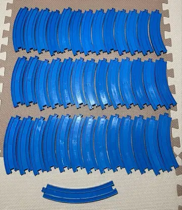 프라레일 파란 레일 세트 약 40개