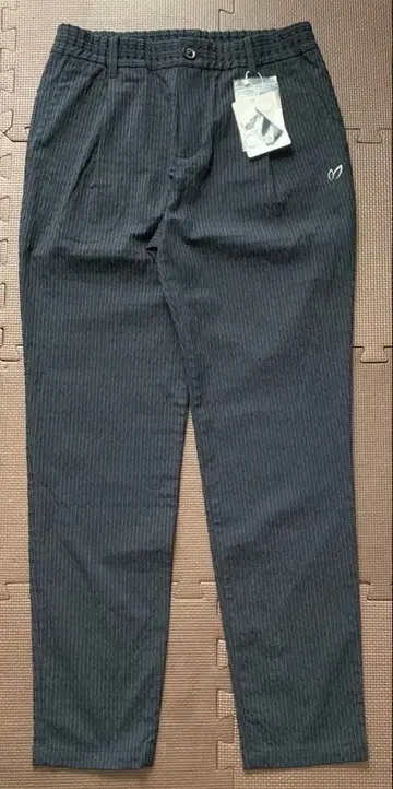 MASTER BUNNY 스트라이프 팬츠 블랙