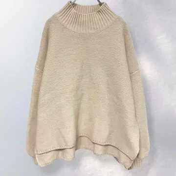 로리즈팜 하이넥 니트 스웨터  무지 F [ i492