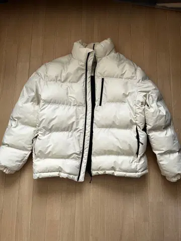 H&M 화이트 다운 자켓 S