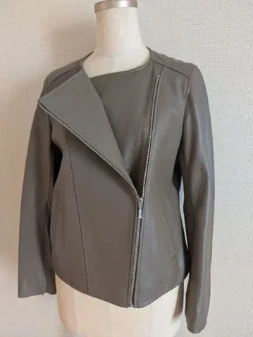 디노스 SOCLOSE 가죽 라이더 자켓