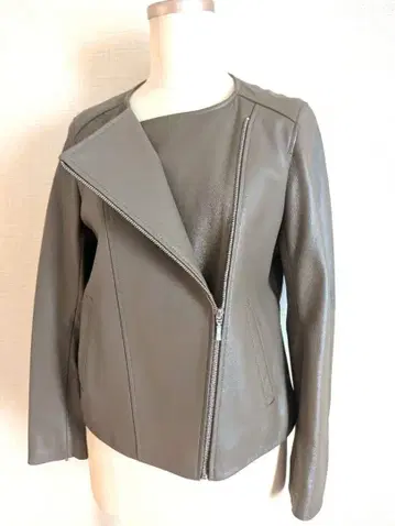 디노스 SOCLOSE 가죽 라이더 자켓