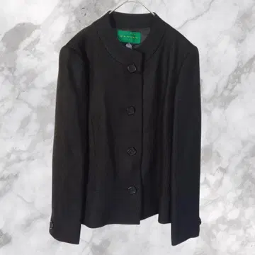 CARVEN 칼벤 [14(XL)] 노카라 자켓 블랙