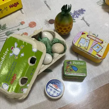 Erzi HABA 역할 놀이 세트 달걀 버터 카망베르