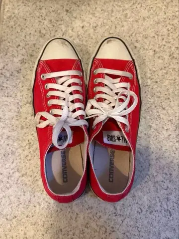 CONVERSE ALL STAR 레드 스니커즈