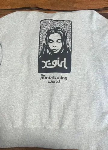 X-girl 후드 후드티