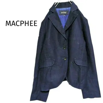 맥피/테일러드 자켓 코튼 네이비 투모로우랜드 일본제