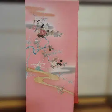 세련된 순수 실크 츠케사게 기모노! 재고 처분 011