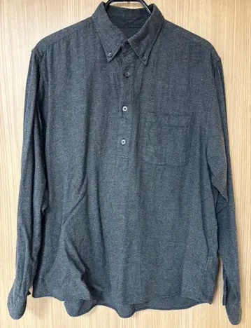 SOPHNET. 다크 그레이 긴팔 셔츠 M