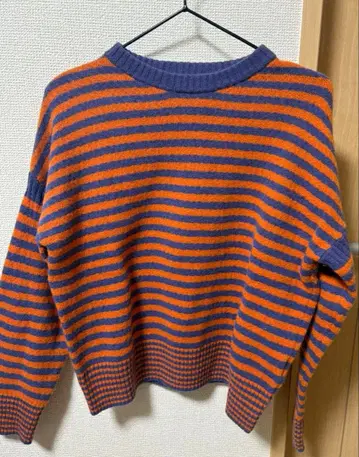 BEAMS BOY 스트라이프 니트 스웨터