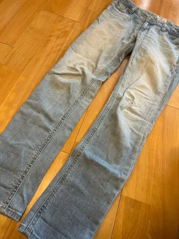 DRAE CONTINENTAL 라이트 블루 슬림 핏 데님