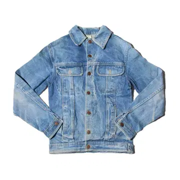 유로 80s 빈티지 데님 자켓