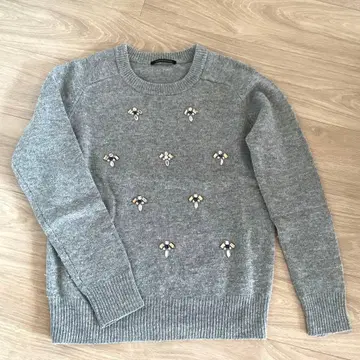 새상품급 반야드스톰 비쥬 니트 100% 울 사이즈 1