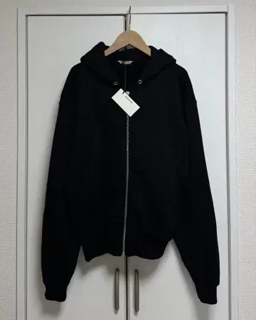 AURALEE SMOOTH SOFT BD SWEAT ZIP PARKA