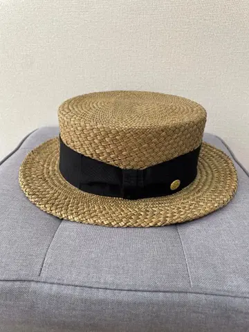 DRESS HIPPY 'BOATER HAT' NATURAL 캉캉 모자