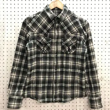 ATELIER SAB MEN 아메카지 구제 의류 옴브레 체크 웨스턴 셔츠